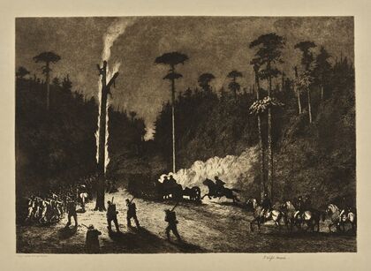 A night march. (1876)