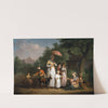 A Noble Family Distributing Alms in a Park by Mattheus Ignatius van Bree