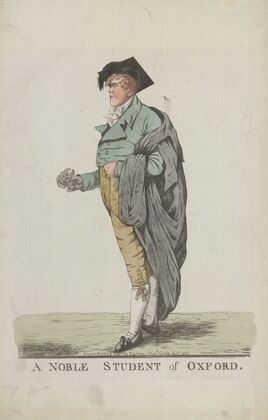 A noble student of Oxford (1808)