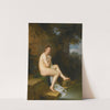 A Nude At Her Bath by Firmin Massot