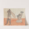 A Pair of Jeyties Weightlifting by Gangaram Chintaman Tambat