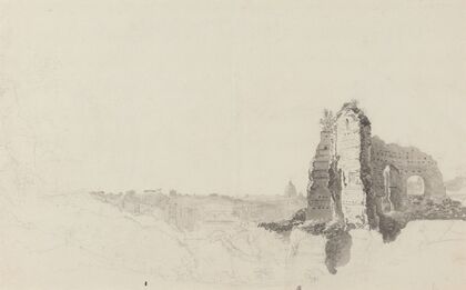 A Panoramic View toward St. Peter’s from the Palace of the Caesars