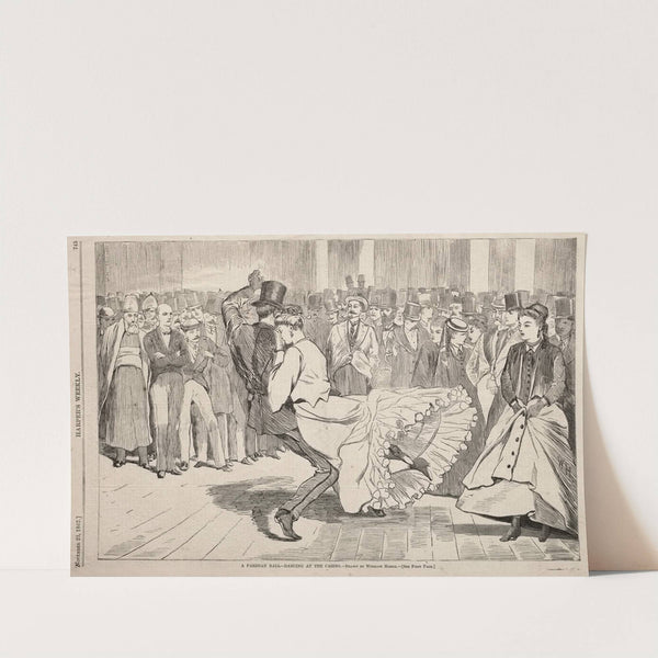 A Parisian Ball – Dancing at the Casino (1867) by Winslow Homer