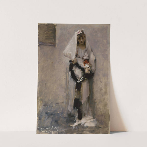 A Parisian Beggar Girl by John Singer Sargent