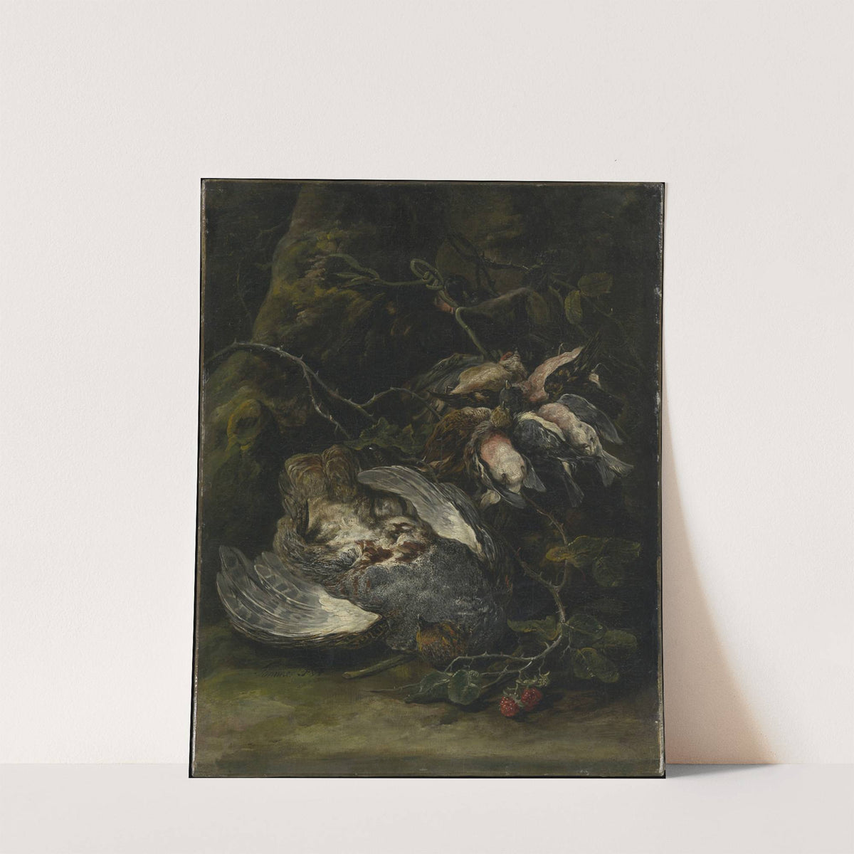 A Partridge and Small Game Birds (1650s) by Jan Fyt