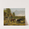 A Peaceful Farmstead by John Frederick Herring Jr.
