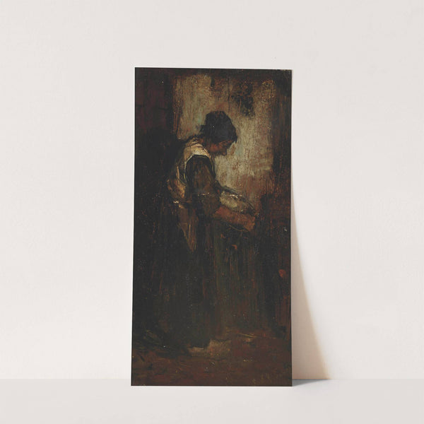 A peasant going about her chores by Suze Robertson