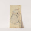 A Peasant Woman, Standing, Seen From Behind by Samuel Prout