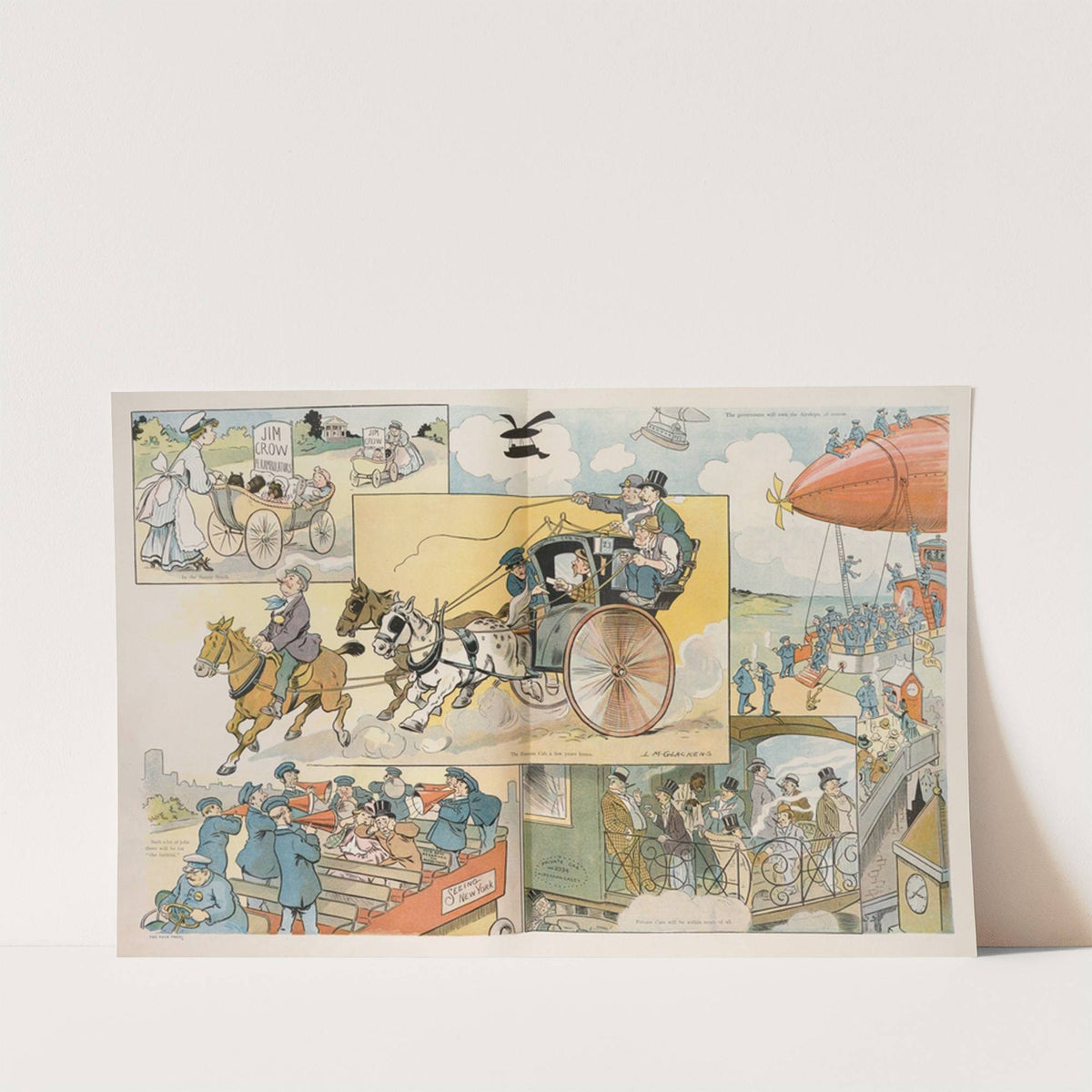 A peep at the future of government ownership (1906) by Louis Glackens