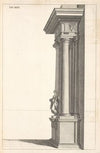 A piece of Dorick architecture in perspective.