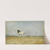A Plow Horse in a Field (1870-1874) by Stanislas Lépine