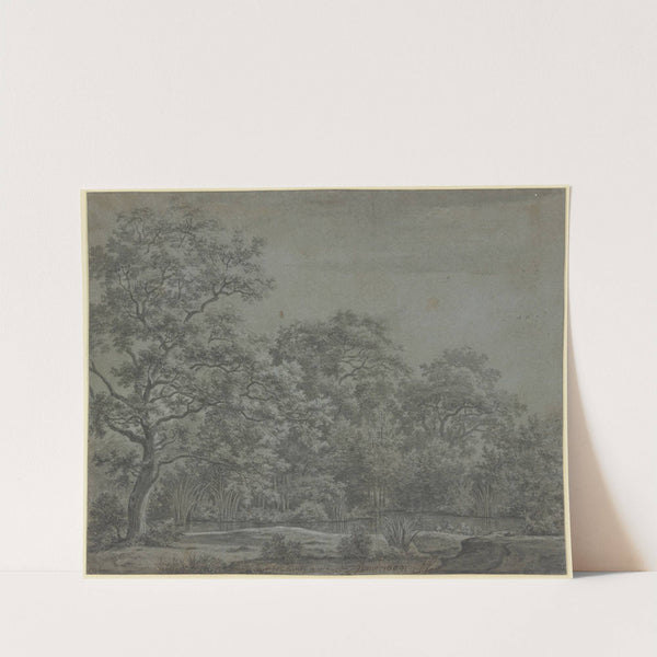 A pond in the forest by Joris van der Haagen