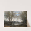 A Pond Seen through the Trees by Jean-Baptiste-Camille Corot