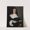 A Portrait Of A Gentleman, Half-Length, With A White Collar And Cuffs And Holding A Pair Of Gloves by Pieter Nason