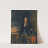 A Portrait of Jan Van Broeckhuizen (1649-1707) by Follower of Ludolf Backhuysen