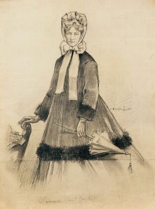 A  portrait of Sarah Bernhardt
