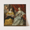 A Portrait Of Two Noblewomen With Cupid by Jan Mijtens