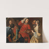 A Portraitist And Other Figures by Neapolitan School