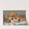 A Post Coach in Winter by Wilhelm Velten