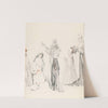 A Priest Blessing a Couple: Study for &#039;The Western Wedding&#039; by William Orpen