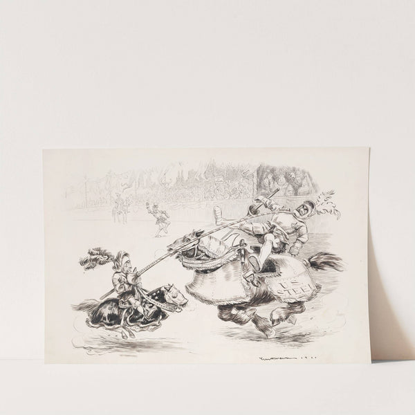 A promising knight (1911) by William Henry Walker