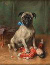 A Pug with a Japanese Doll (1898)