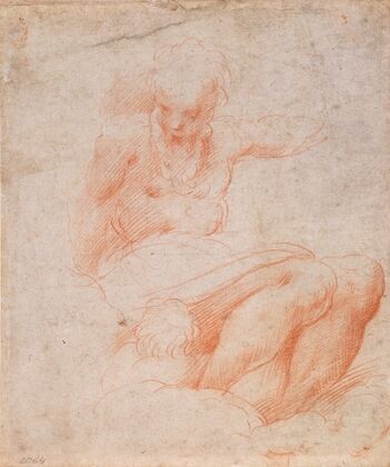 A Putto with an Eagle: Saint Matthias
