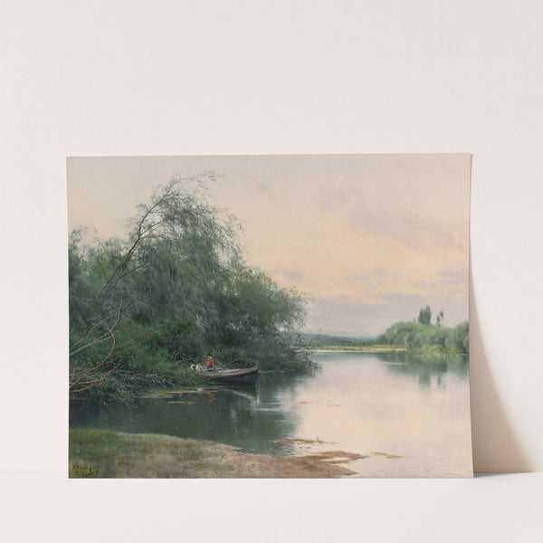 A quiet afternoon on the river by Emilio Sánchez-Perrier