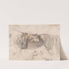 A Racing Saddle on a Horse&#039;s Back, With Details of Stirrup by Sawrey Gilpin