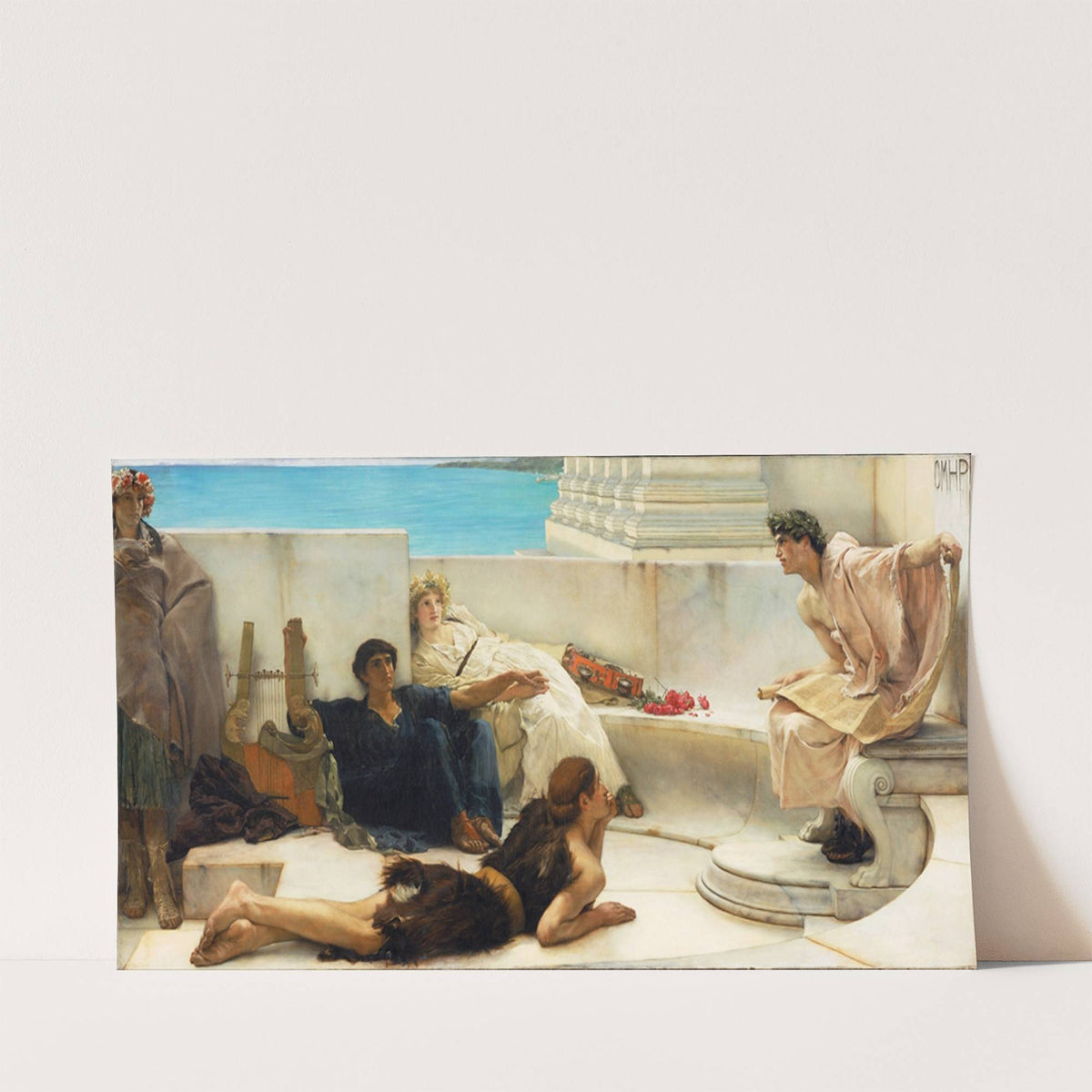 A Reading from Homer (1885) by Lawrence Alma-Tadema