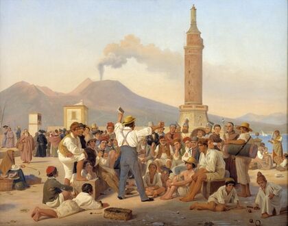 A Reciter of ‘Orlando Furioso’ at the Molo, Naples