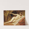 A reclining female nude by Abel Dominique Boye