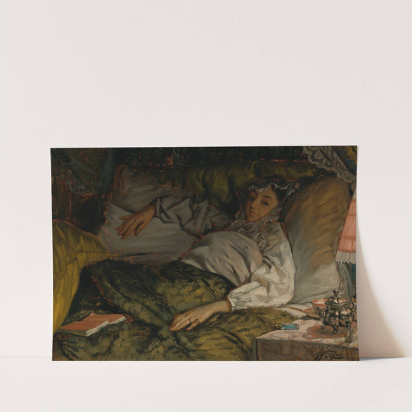 A Reclining Lady by James Tissot