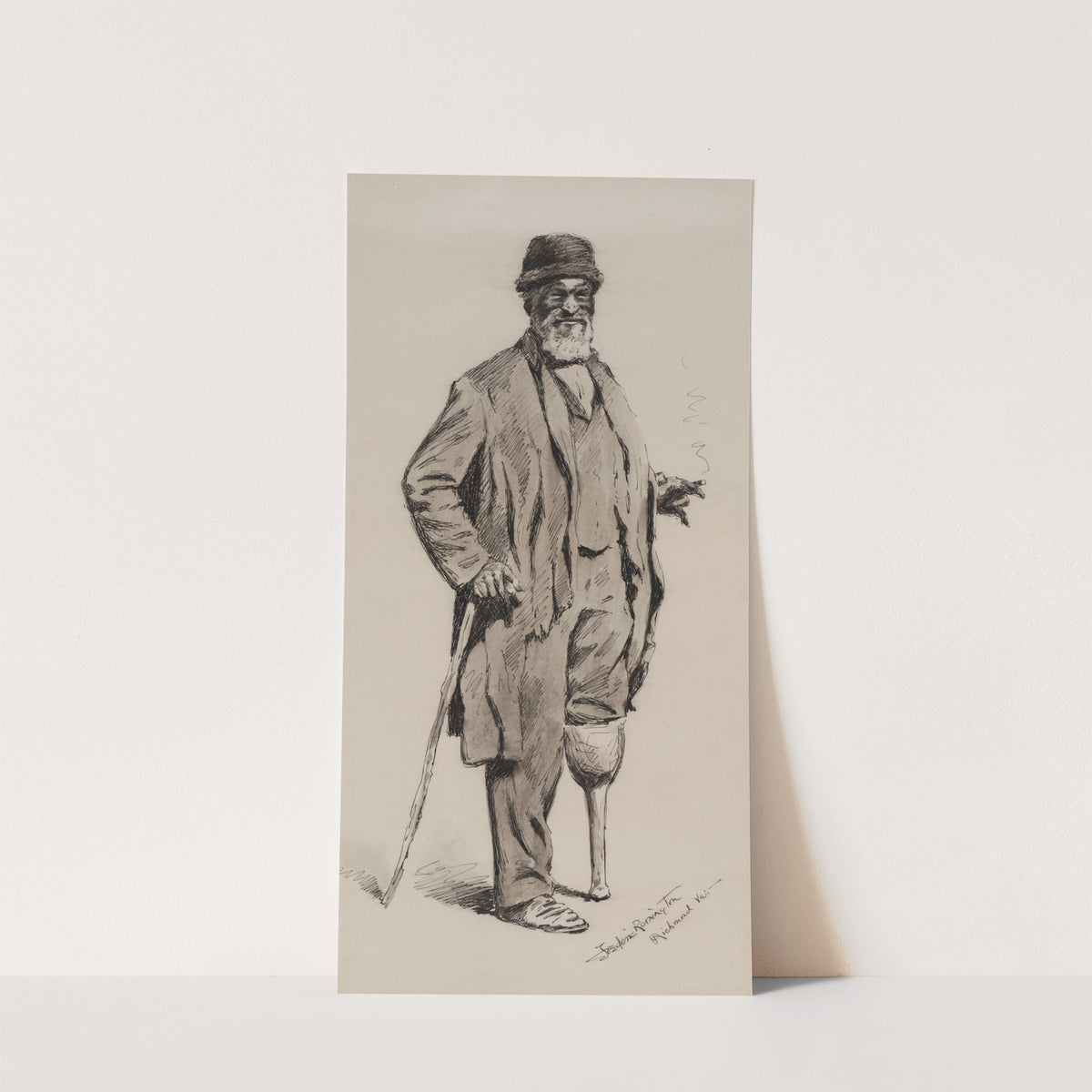 A Relic (Peg Leg) by Frederic Remington