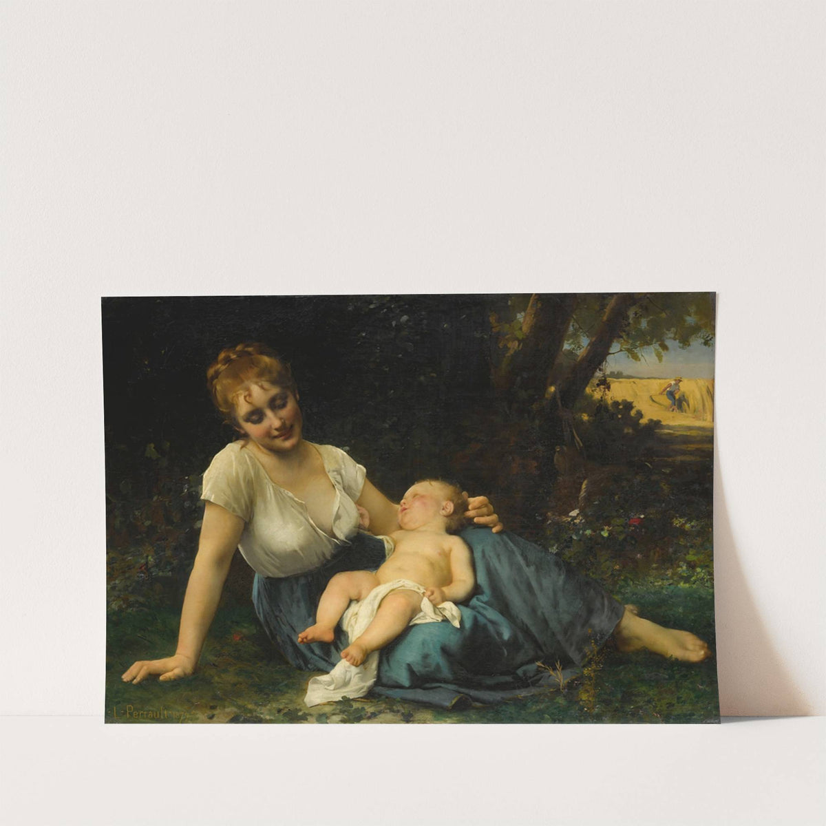 A Rest In The Shade (1879) by Léon-Jean-Basile Perrault