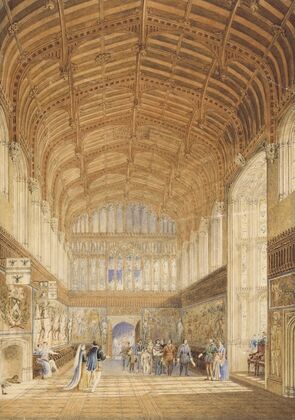 A restoration of Crosby Hall, Bishopsgate (1835-1845) — size preview
