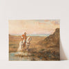 A Rider in a Landscape by Adolf Schreyer