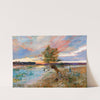 A River at Sunset by Joseph von Karmanski