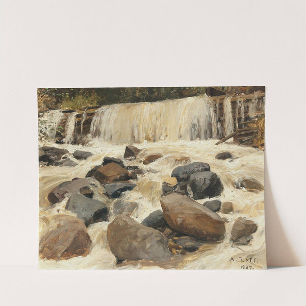 A River Dam by Alfred Zoff