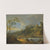 A River Landscape With Fishermen Dredging A Weir by Johann Christian Vollerdt