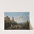 A river landscape with ruins of an aqueduct by César Van Loo