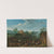 A river landscape with travellers in the foreground by Karel Breydel