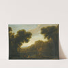 A River Landscape With Travellers On The Bank by Claude Lorrain