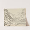 A River Scene with Mountains in the Background by Samuel Davis