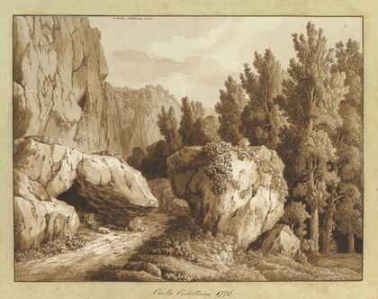 A Rocky Landscape at Civita Castellana