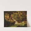 A Rocky Landscape with a River by Adolf Chwala