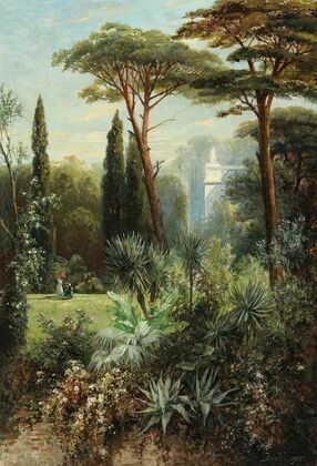 A Romantic Castle Park in the South