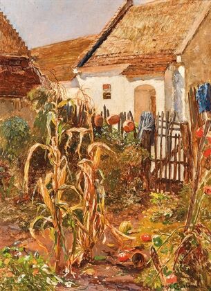 A rustic garden in the Wachau region