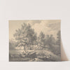 A Rustic Scene by Thomas Hearne
