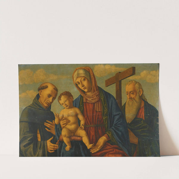 A Sacra Conversazione; The Madonna And Child With Saints Francis And Andrew by Giovanni Di Niccolò Mansueti